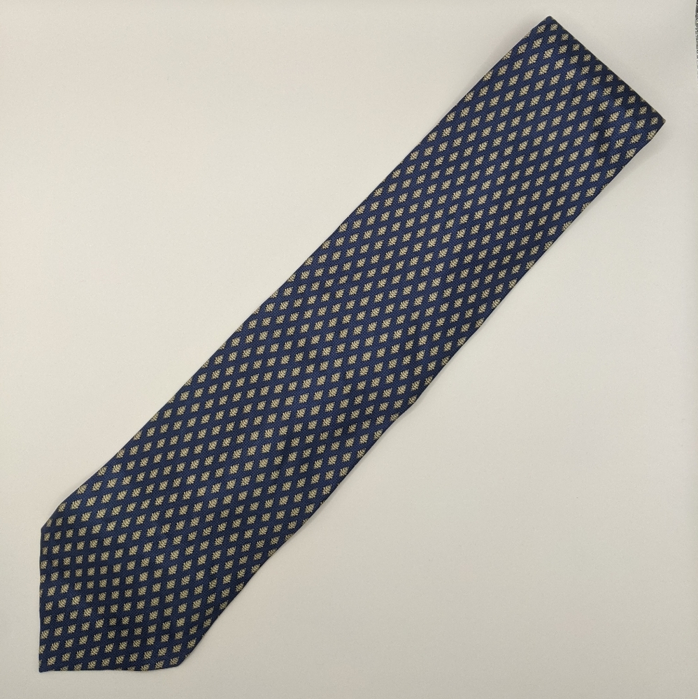 Scappino - Blue Diamond Print Men's Neck Tie